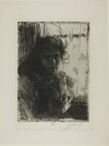An Irish Girl or Annie, 1894. Creator: Anders Leonard Zorn