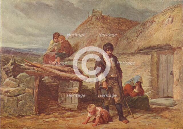 'An Irish Eviction', 1850 (1906). Artist: Frederick Goodall.