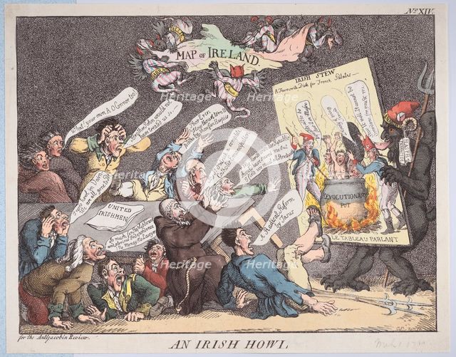 An Irish Howl, March 1, 1799., March 1, 1799. Creator: Unknown.