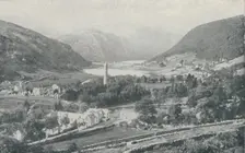 An Irish Village (Glendalough) 1910. Artist: Valentine & Sons