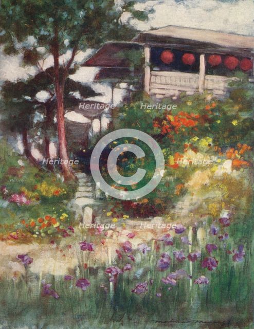 'An Iris Garden', c1887, (1901). Artist: Mortimer L Menpes.