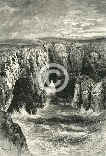 'An Iron-Bound Coast', c1870.