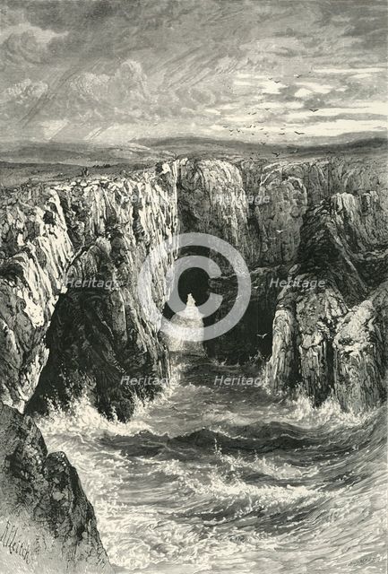 'An Iron-Bound Coast', c1870.