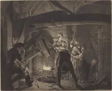 An Iron Forge, 1773. Creator: Richard Earlom