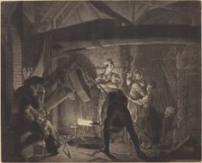 An Iron Forge, 1773. Creator: Richard Earlom