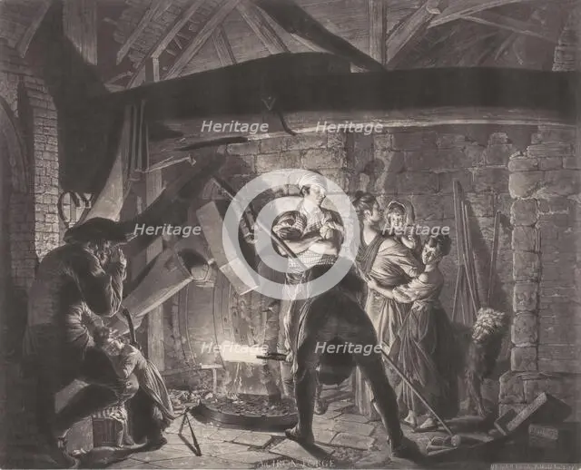 An Iron Forge, 1773. Creator: Richard Earlom.