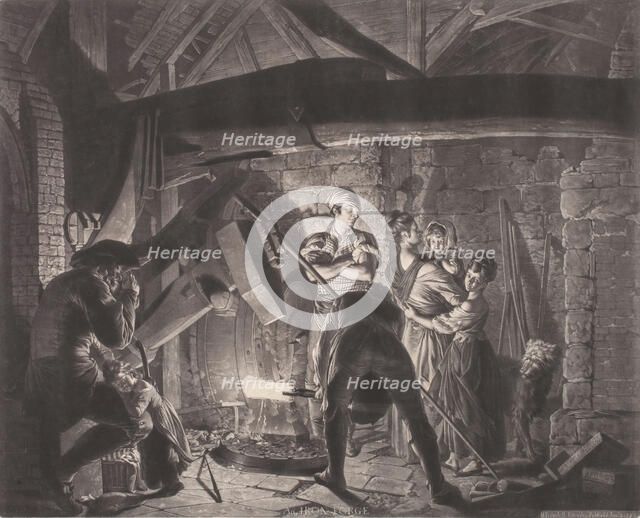 An Iron Forge, 1773. Creator: Richard Earlom.