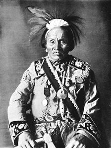An Iroquois chief, 1912. Artist: Robert Wilson Shufeldt