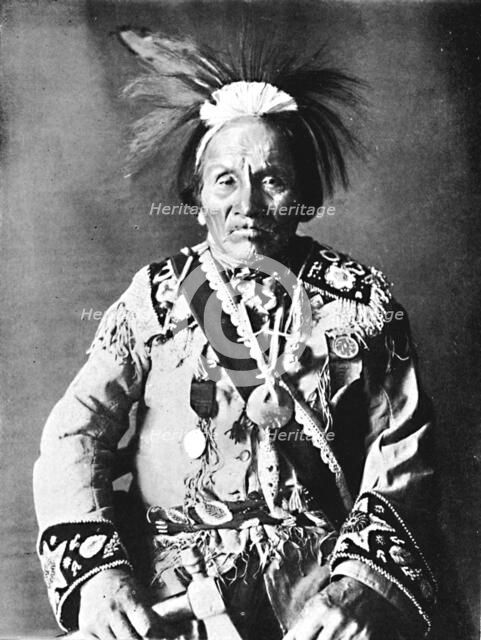 An Iroquois chief, 1912. Artist: Robert Wilson Shufeldt.