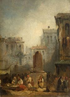 An Italian Town, 1822-28. Creator: Richard Parkes Bonington