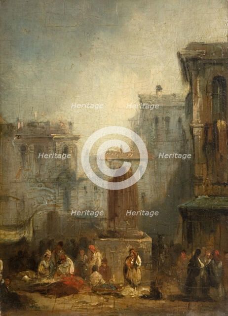 An Italian Town, 1822-28. Creator: Richard Parkes Bonington.