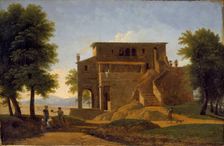 An Italian Villa, early 19th century. Artist: Jean-Victor Bertin