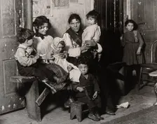 An Italian Home Near Hull House, 1910, Printed 1920s. Creator: Lewis Wickes Hine