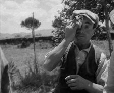 An Italian Man in the Countryside, 1944. Creator: British Pathe Ltd