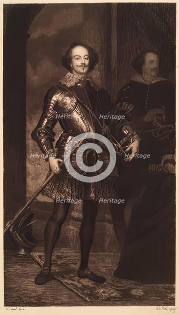 An Italian Nobleman, Member of the Lomellini Family, (c1620s), c1890s. Creator: William Brassey Hole.