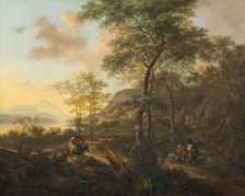An Italianate Evening Landscape, c. 1650. Creator: Jan Dirksz Both