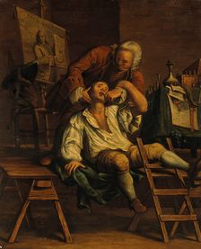 An itinerant operator extracting a tooth. Creator: Maggiotto, Francesco, 1750-1805 (After)