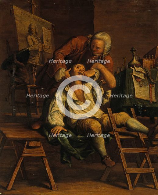 An itinerant operator extracting a tooth. Creator: Maggiotto, Francesco, 1750-1805 (After).