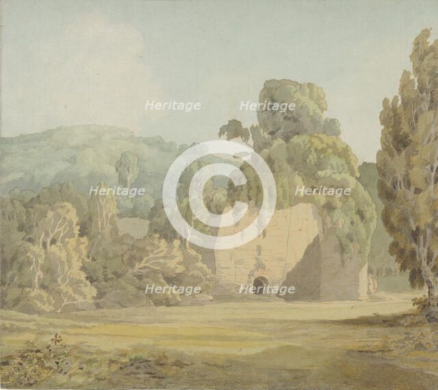 An Ivy Covered Ruin, late 1780s-early 1790s. Creator: Francis Towne.