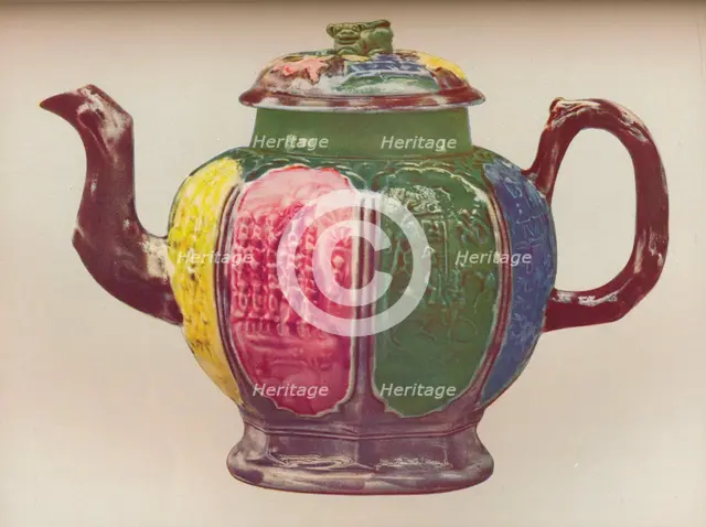'An Octagonal Salt-Glaze Teapot', c1770. Artist: Unknown.