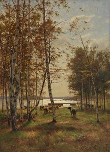 An October Day in aland, 1885. Creator: Victor Westerholm