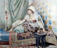 An Odalisque 1888. Creator: Liphart, Ernest Karlovich (1847-1932)