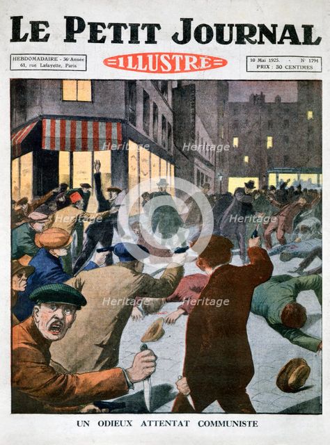 An odious communist attack, 1925. Artist: Unknown