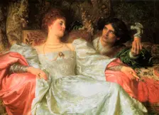 An Offering 1898. Artist: Frank Dicksee
