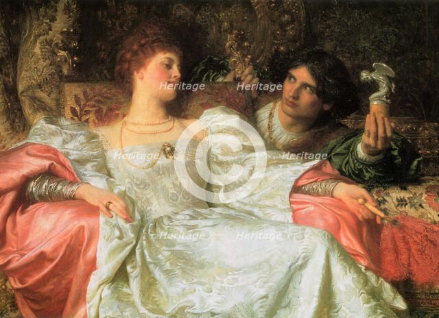 'An Offering', 1898.  Artist: Frank Dicksee