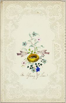 An Offering of Love (valentine), c. 1840. Creator: George Kershaw