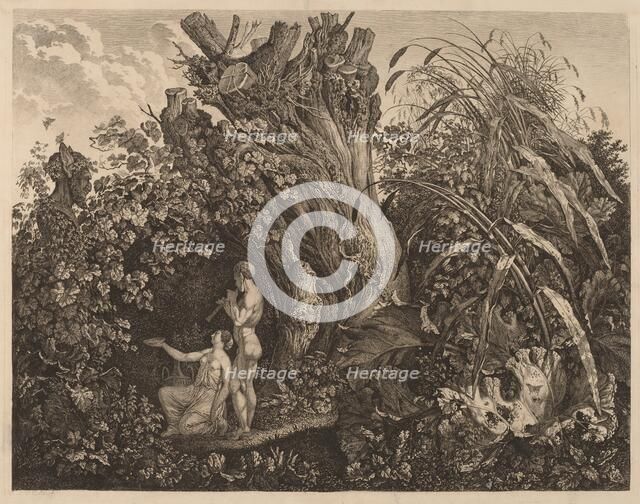 An Offering to Pan, c. 1810. Creator: Carl Wilhelm Kolbe the elder.