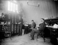 An office at the Church Army Press, Oxford, Oxfordshire, c1860-c1922. Artist: Henry Taunt