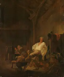 An officer in billeted quarters, 1640-1647. Creator: Maerten Stoop