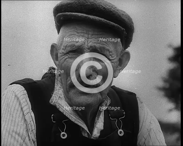 An Old Man, 1940. Creator: British Pathe Ltd.