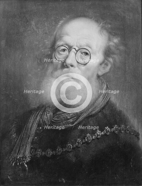 An old man. Allegory of sight, 1639. Creator: Karel van Mander III.