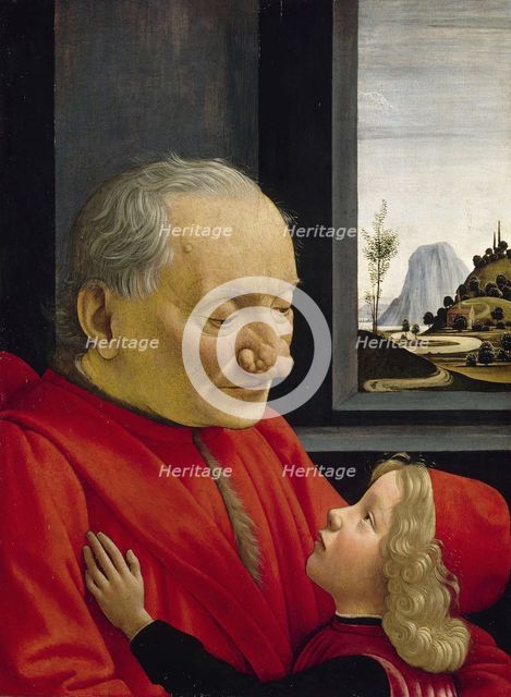 An Old Man and His Grandson, 1488. Artist: Ghirlandaio, Domenico (1449–1494)