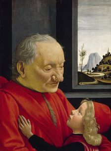 An Old Man and His Grandson, 1488. Artist: Ghirlandaio, Domenico (1449–1494)