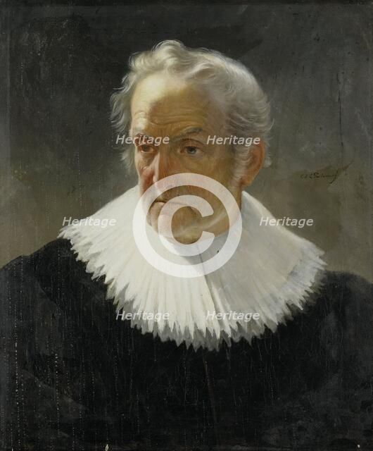 An old Man in 17th-century Dress, 1830-1868. Creator: Christiaan Julius Lodewijk Portman.