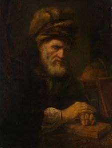An Old Man in a Fur Cap, 1650/60. Creator: Karel van der Pluym