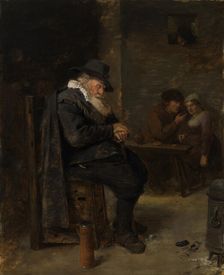 An Old Man in a Tavern, 1632-1635. Creator: Adriaen Brouwer
