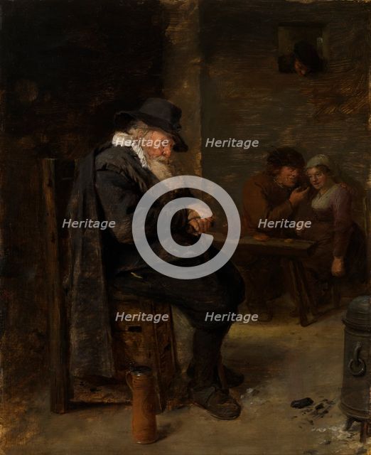 An Old Man in a Tavern, 1632-1635. Creator: Adriaen Brouwer.