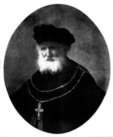 An old man's portrait - by Rembrandt, 1895. Creator: Unknown
