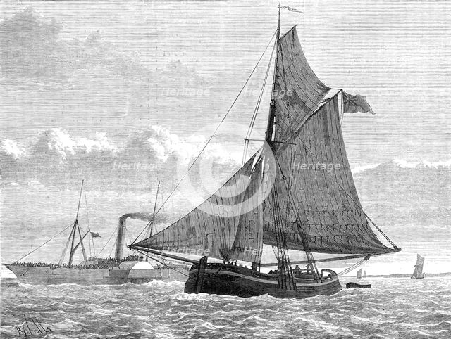 An "Old Margate Hoy", 1881. Creator: Unknown.