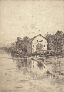 An Old Mill, 1916. Creator: L Clarence Ball