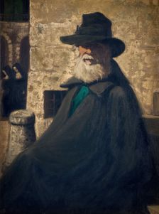 An Old Beggar, 1930. Creator: James Pryde