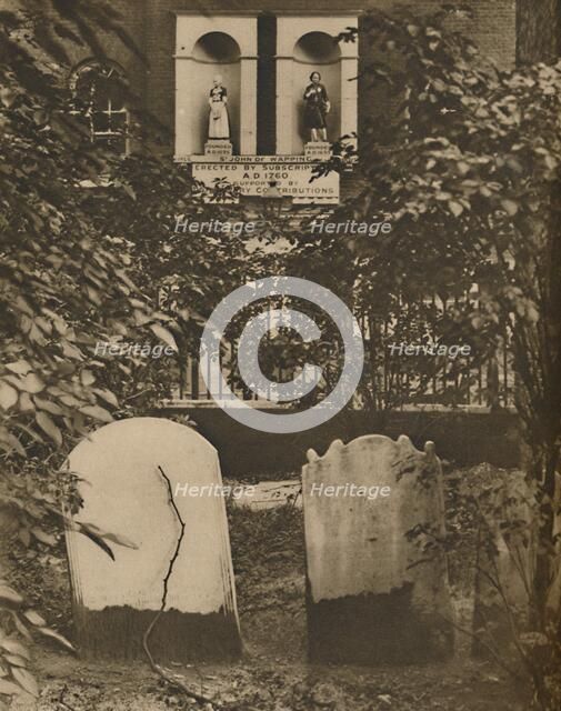 'An Old Charity School for Boy and Girl Down at Wapping', c1935. Creator: Charles.