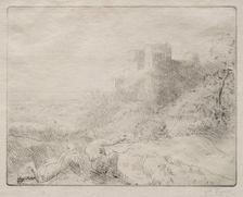 An Old Chateau. Creator: Alphonse Legros (French, 1837-1911)