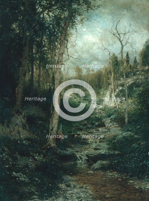 An Old Clearing, 1881. Creator: Alexander Helwig Wyant.