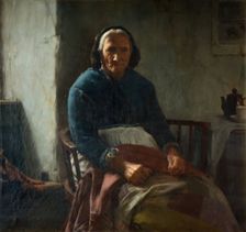 An Old Cornish Woman, 1882-1900. Creator: Walter Langley