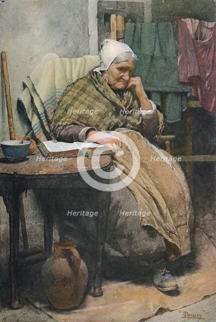 'An Old Cornish Woman', c1880, (1906). Creator: Walter Langley.